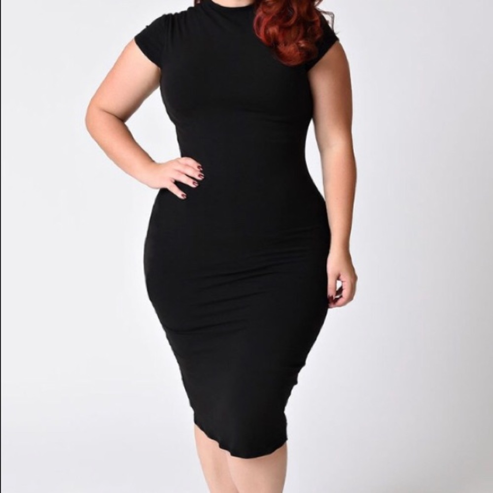 Classic Black Wiggle Dress
